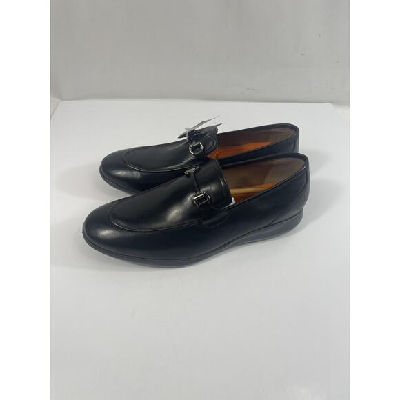 Thomas & Vine Burns Bit Shoes Men\'s Size 10.5 Black Slip On Loafers Dress New main image 9